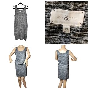 Lou & Grey stretchy lightweight sweater dress